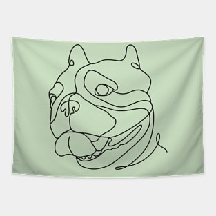 Bulldog funny Tapestry