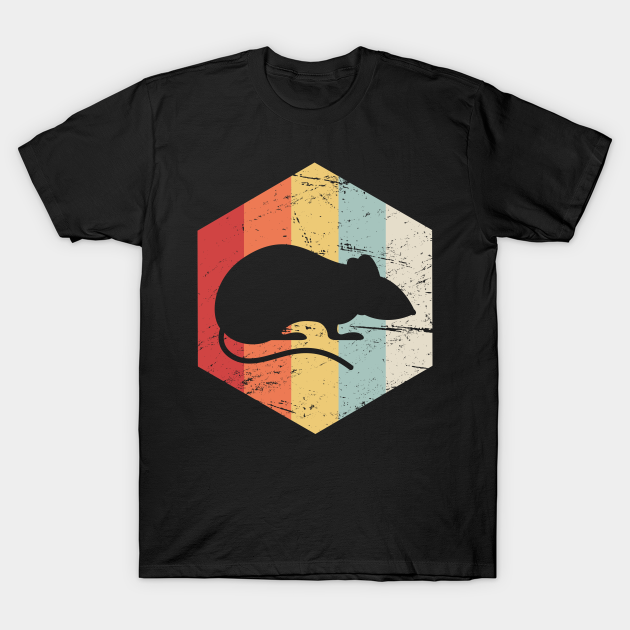 Discover Retro 70s Mouse - Mouse - T-Shirt