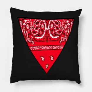 Western Bandanna Cowboy Country Red fabric 201 Pillow