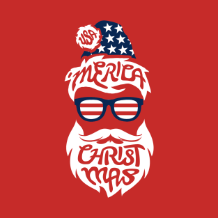 'MERICA CHRISTMAS - SANTA CLAUS USA T-Shirt