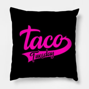 Pink Taco Tuesday Pillow