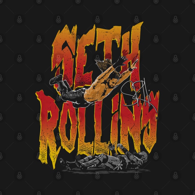 Seth Rollins Splash by MunMun_Design