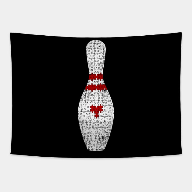 Frame Strike Bowling Puzzle Costume Gift Tapestry by Ohooha