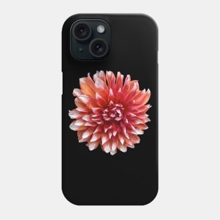 Pretty Red Dahlia Botanical Bee Flower Annual Garden Phone Case