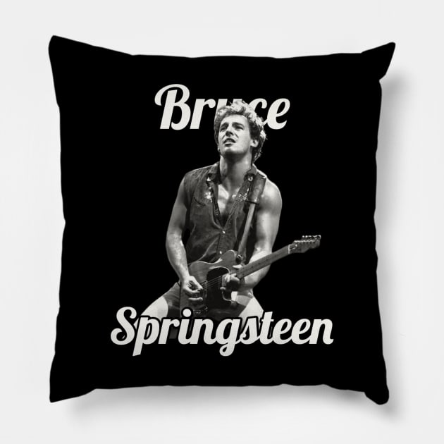 Bruce Springsteen / 1949 Pillow by glengskoset