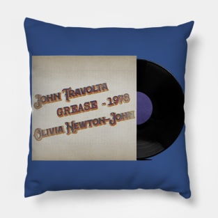 RETRO VINYL JOHN AND OLIVIA 1978 Pillow