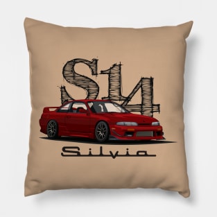 Nissan Silvia S14 Red Pillow