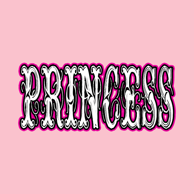 Princess Vintage Letters by artbyomega