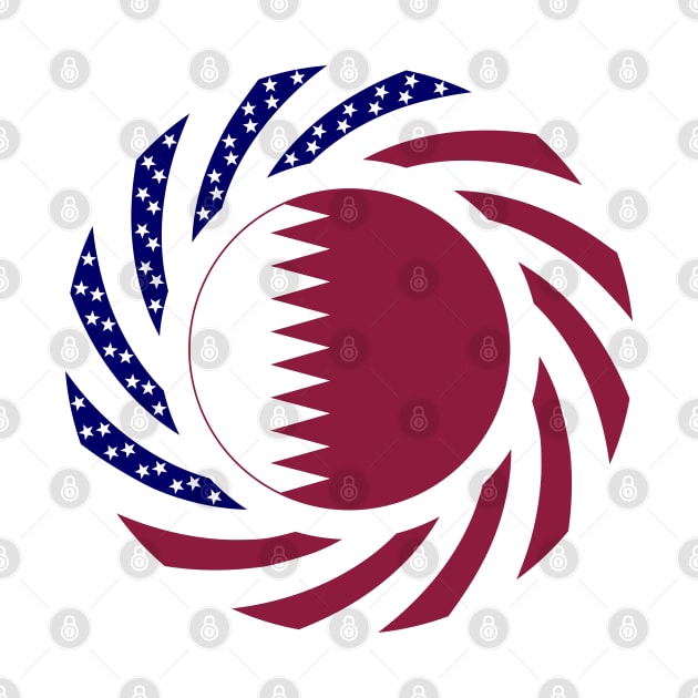 Qatari American Multinational Patriot Flag Series by Village Values