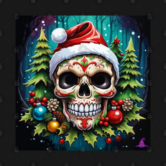 SANTA SKULL by Morrigan Austin