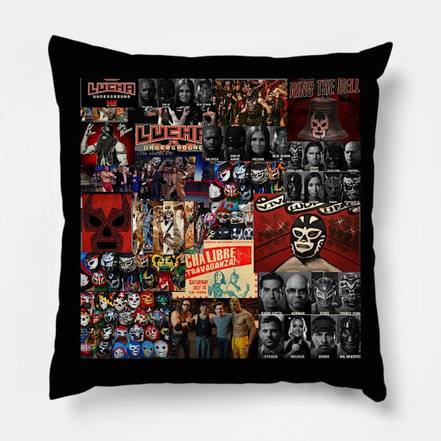 Lucha Pillow by RIFFTG