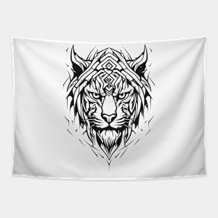 Tiger Animal Freedom World Wildlife Wonder Vector Graphic Tapestry