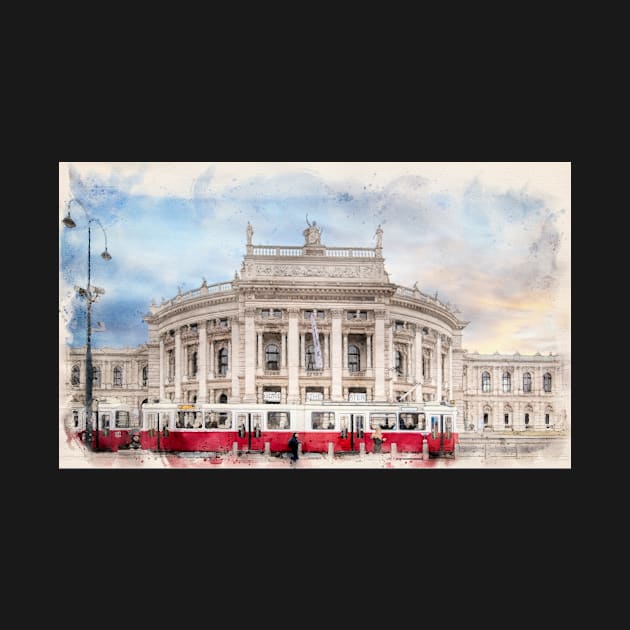 Imperial Court Theatre in Vienna, Austria by mitzobs