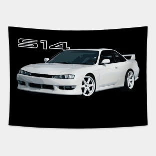 Nissan 240SX (S14) "Kouki" Super White Tapestry