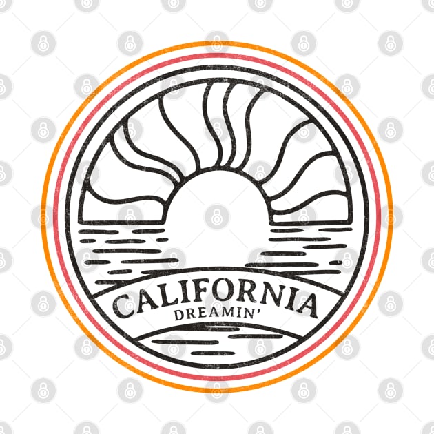 California Dreamin' - vintage design by BodinStreet