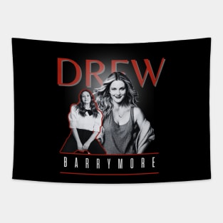 Drew barrymore +++ 80s retro fan Tapestry