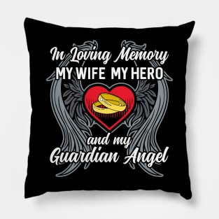 In Loving Memory of My Wife My Hero Pillow