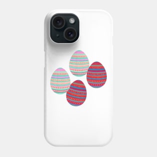 Easter Eggs - Stripes, Circles Phone Case