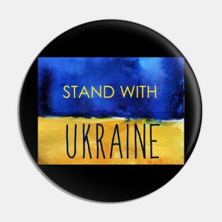 Stand with Ukraine. Pin