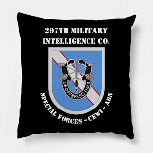 297th Military Intelligence Compoany - Special Forces (small) Pillow