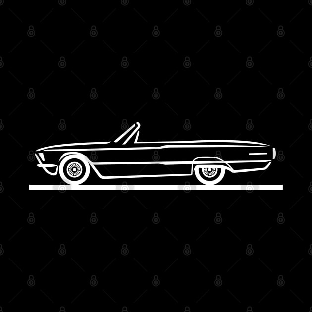 1966 Ford Thunderbird Convertible White by PauHanaDesign