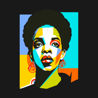 Lauryn Hill Popart Portrait T-Shirt