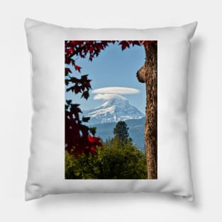 Mount Hood Close Up Pillow