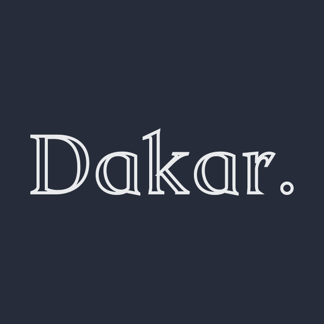 Dakar Senegal T-Shirt by AfricaDesign