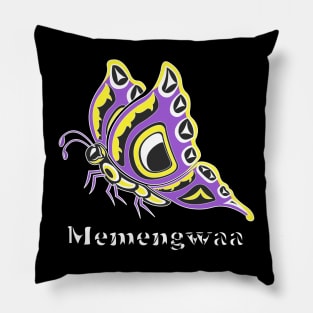 Memengwaa (Butterfly) Non-Binary Pride Pillow