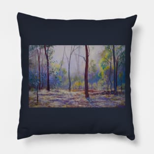 'Moody Bush Blues' Pillow