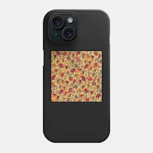 Remembering Poppies - Red & Gold Phone Case