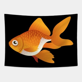 Colorful Gold Fish Tapestry