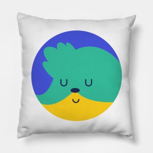 Cute Green Dog Pillow