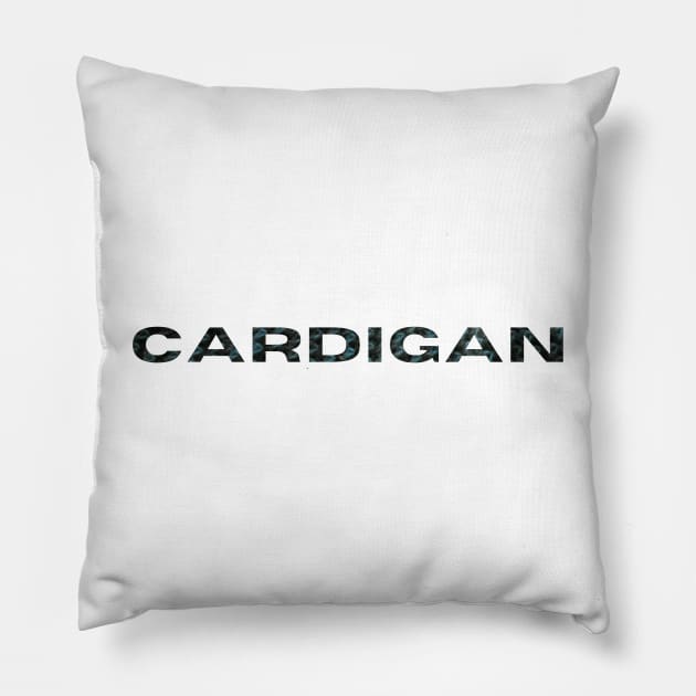Green Cardigan Pillow by LukjanovArt