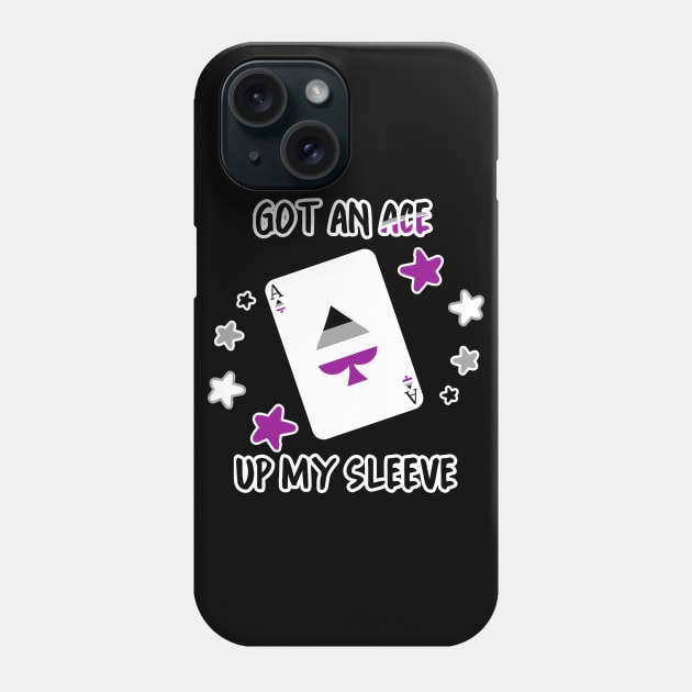 Got an Ace Up My Sleeve Phone Case by Brewing_Personalitea