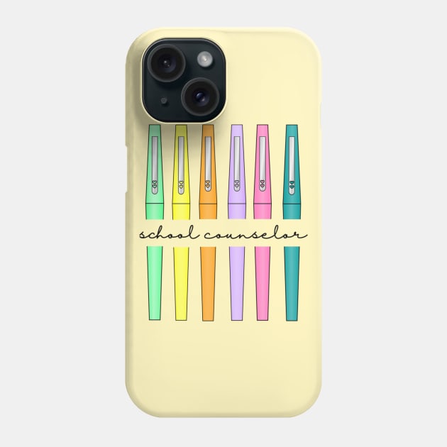 school counselor Phone Case by stickersbycare