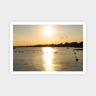 Mudeford Quay Sunset Photo Magnet