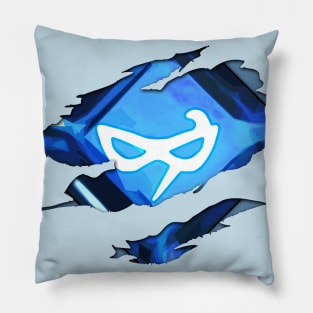 Heart of the Blue Pillow