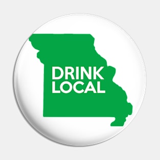 Missouri Drink Local MO Green Pin