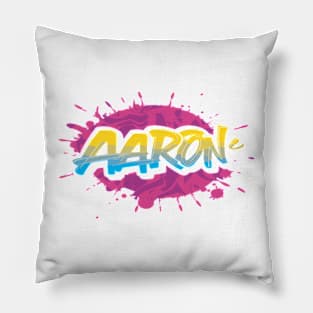 Aaron name Pillow