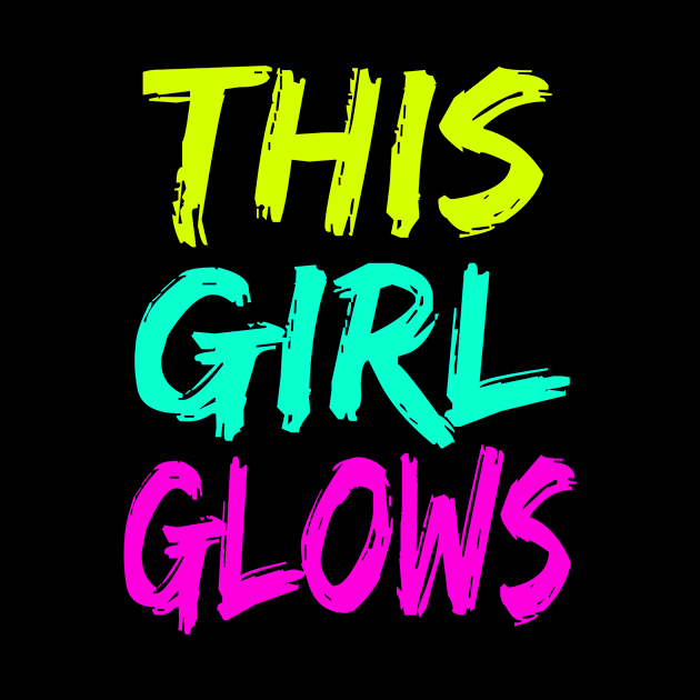 This Girl Glows Glow Birthday Party product by KnMproducts