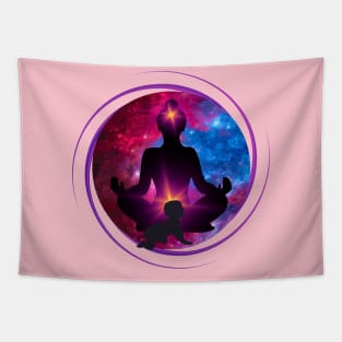 Meditating mum Tapestry