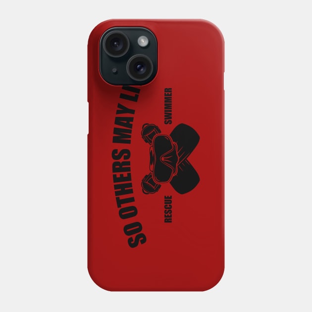 Rescue Swimmer (subdued) Phone Case by TCP