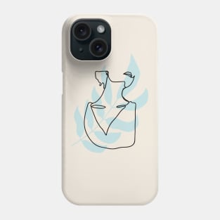 puristic line art Phone Case