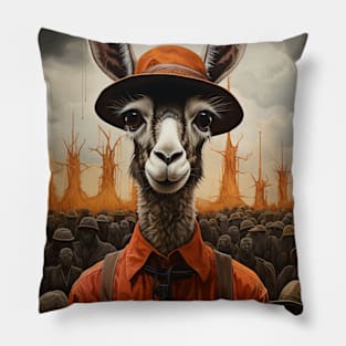 Llama Farmer Pillow