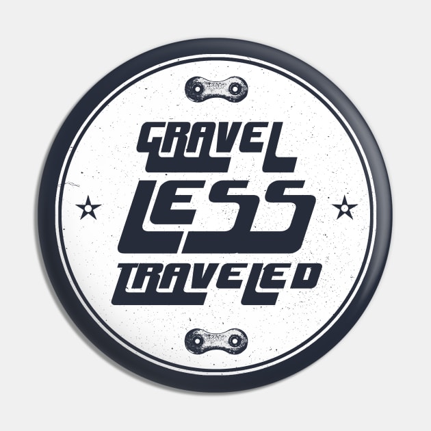 Gravel Less Traveled Pin by esskay1000