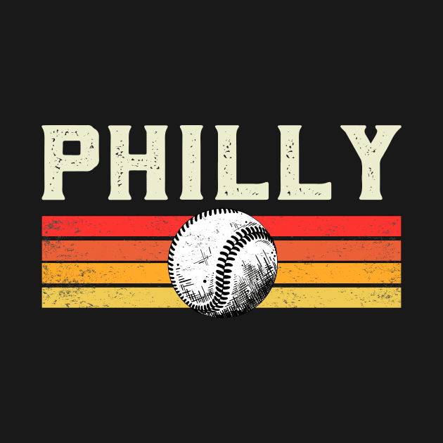 Philly Retro vintage Baseball by Novelty-art