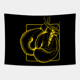 Vintage Boxing Gloves Tapestry