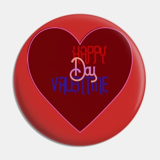 happy valentine day Pin