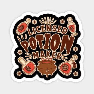 Licensed Potion Maker - Fantasy Elixirs Graphic Magnet